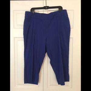 Never worn blue capris